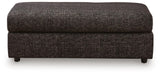 Lentiz - Oversized Accent Ottoman - Onyx