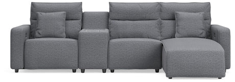 Modmax II - Reclining Sectional - Salt And Pepper