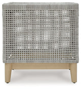 Seton Creek - Square End Table - Gray