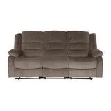 Jarita - Double Reclining Sofa - Chocolate