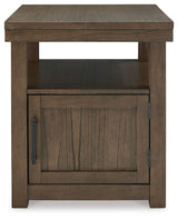 Boardernest - Rectangular End Table - Brown
