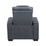 Apex - Power Reclining Chair With Power Headrest, Storage Arms With Cup Holders, Air Massage And Heat, LED Lighting And Charging Ports
