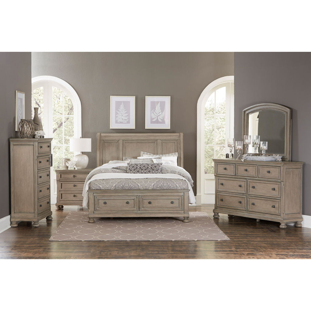 Bethel - Platform Bed With Footboard Storage