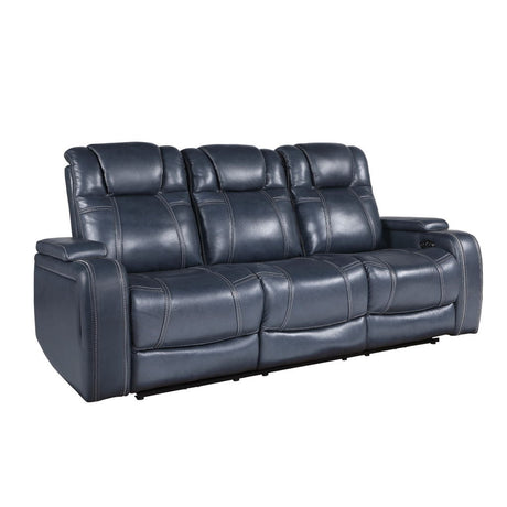 Keziah - Power Sofa & Loveseat - Blue