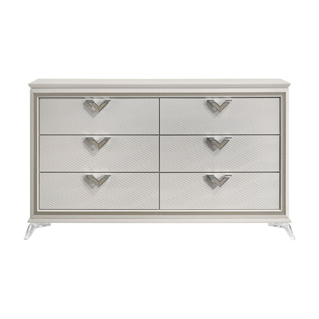 Audra - Dresser - Gold / Silver / Champagne