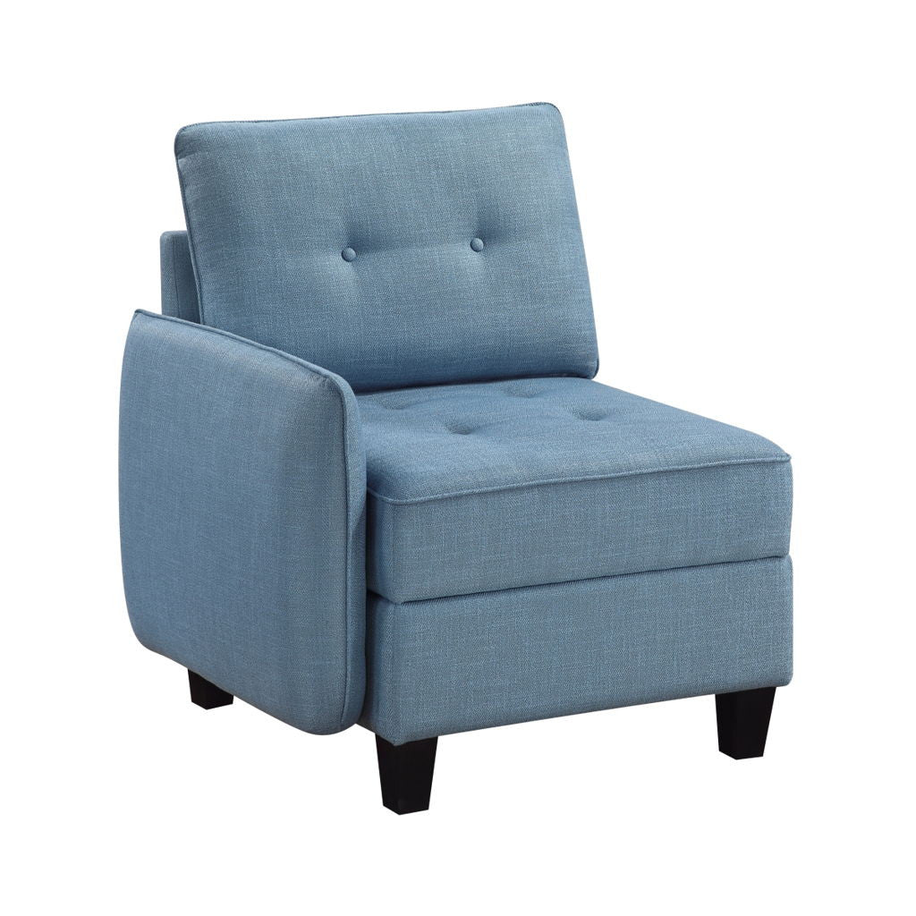 Garren - Sectional With Storage And Ottoman