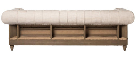 Federick White Tufted Sofa