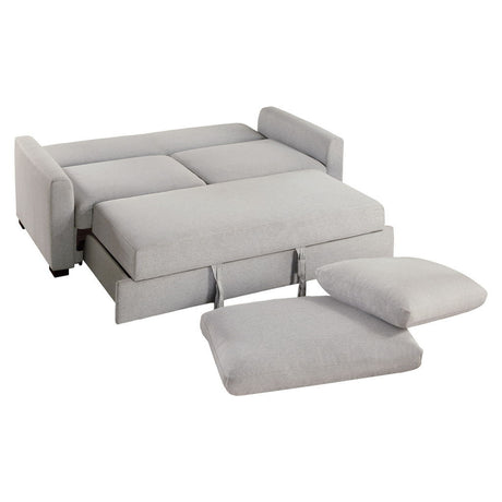 Price - Convertible Studio Sofa With Pull-Out Bed - Gray