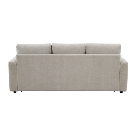 Leira - Sofa With Sleeper - Beige Linen