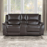 Alexandria - Power Reclining Console Loveseat