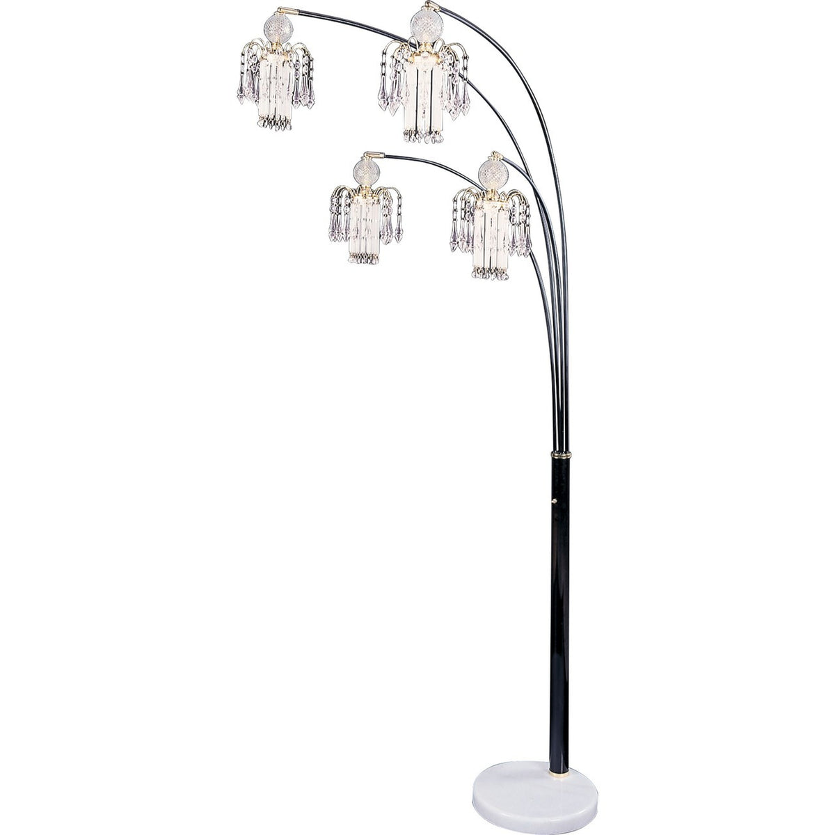 Glass Floor Lamp With Dimmer Switch