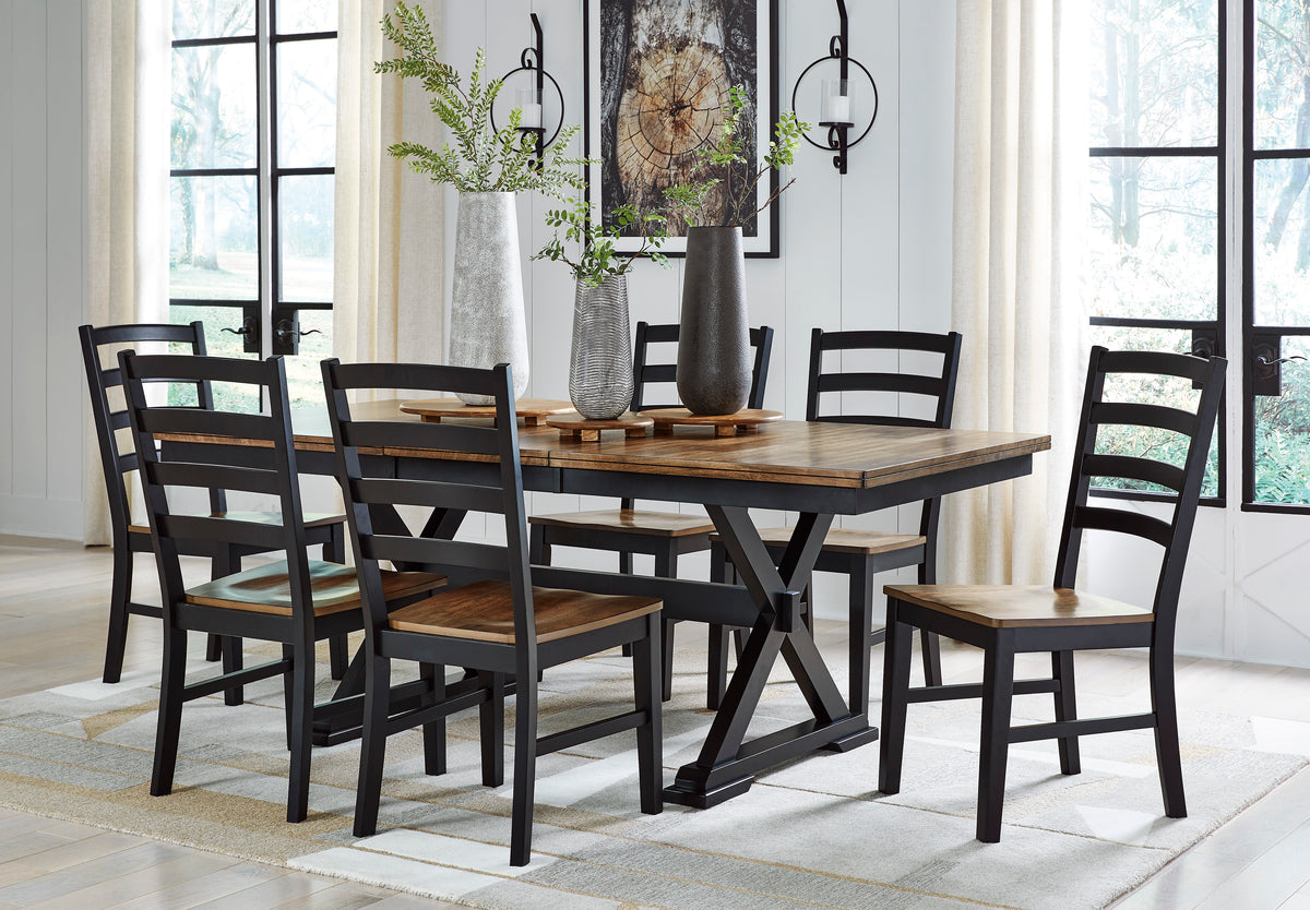Fleetwood Dining Table and 6 Chairs