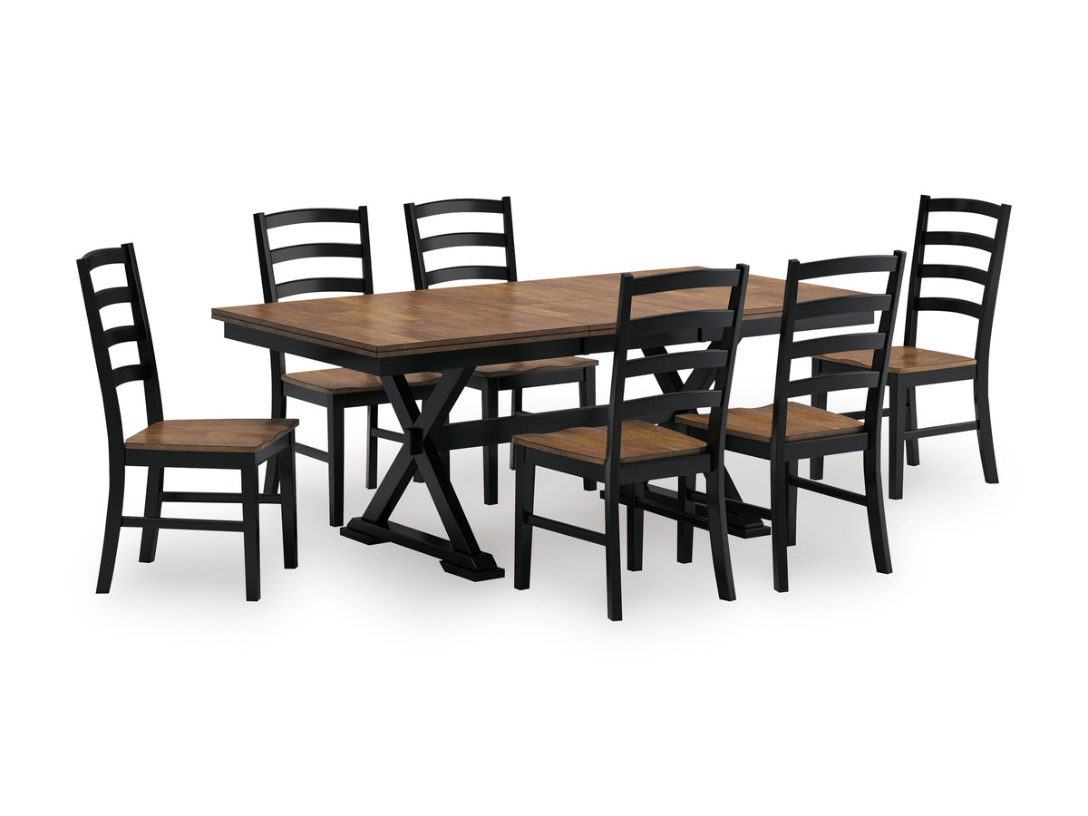 Fleetwood Dining Table and 6 Chairs