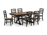 Fleetwood Dining Table and 6 Chairs