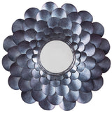 Flower Blue Accent Mirror