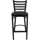 FRISCO Black Bar Stool