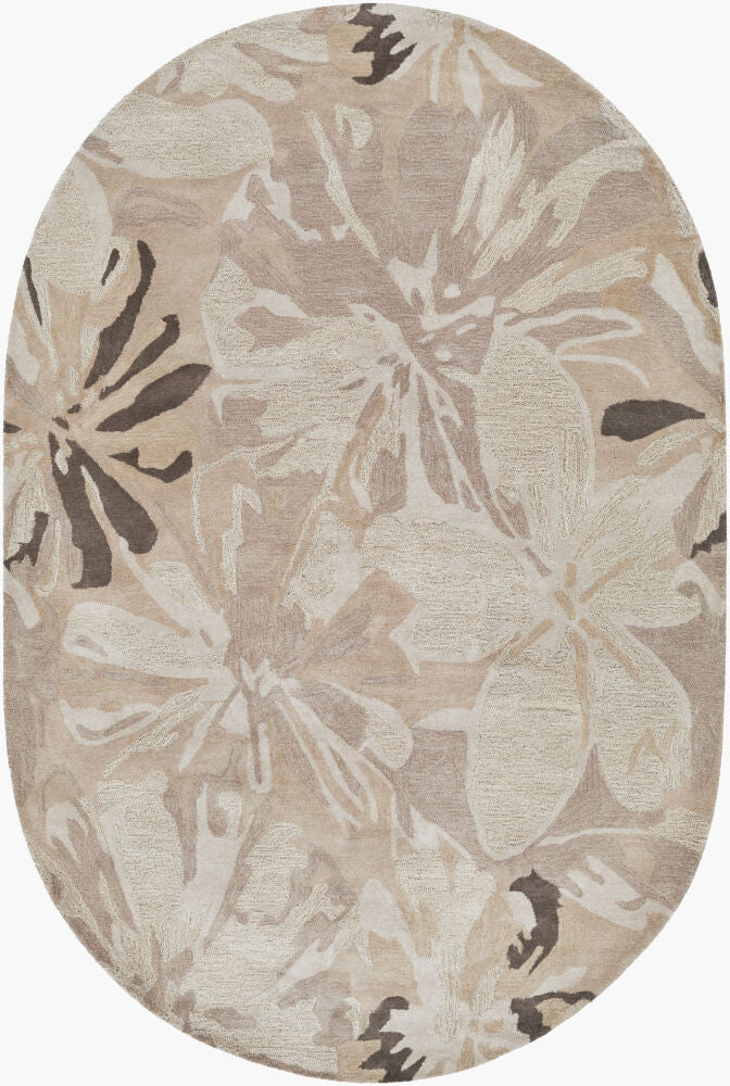 GABRIEL 6' x 9' Handmade Wool Oval Rug