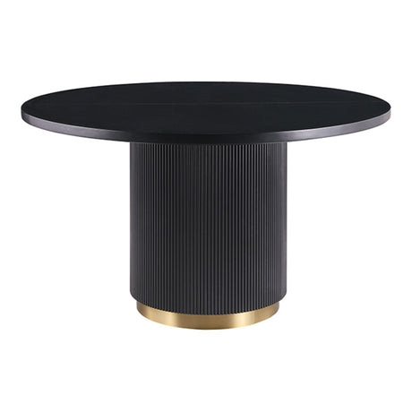 Monaco 5-PC Black/Gold Game Dining Set