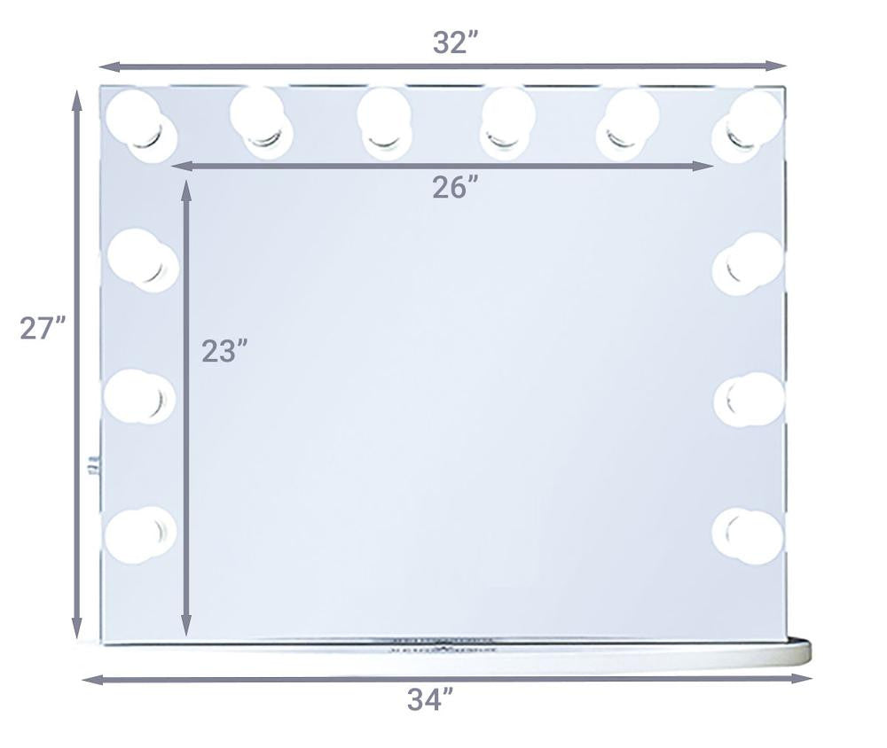 Kelly With BlueTooth Speaker Vanity Mirror