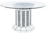 Baquet 2 Glam Mirrored 5-PC Dining Set