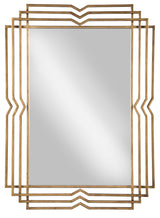Fler Gold Geometric Wall Mirror