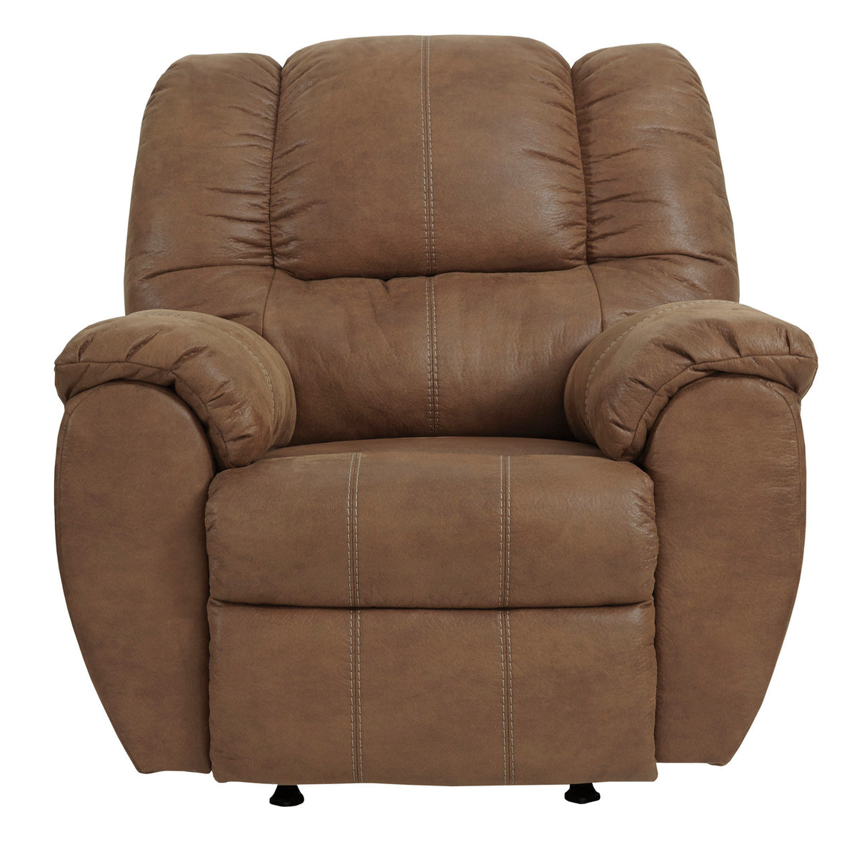 DUNCAN Tan 41" Wide Rocker Recliner