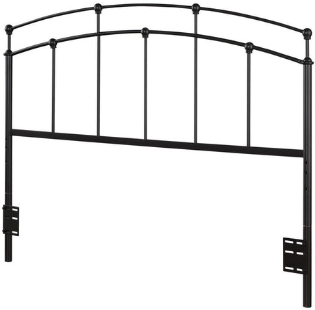 GRAFF Black F/Q Metal Headboard Bed