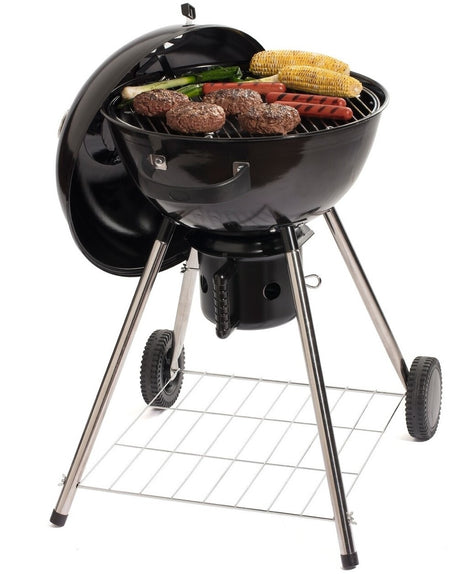 FIZZLE Black 18" Kettle Charcoal Grill