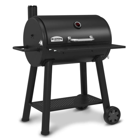 SMOKE XL Black Charcoal Grill with Beer Opener