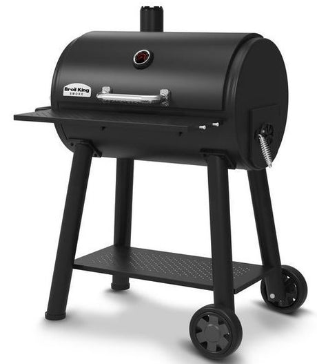 SMOKE XL Black Charcoal Grill with Beer Opener
