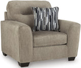 HARRISON Light Brown 46" Wide x 40" Height Oversized Chair