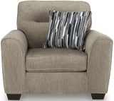 HARRISON Light Brown 46" Wide x 40" Height Oversized Chair