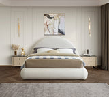 HORITO Cream Faux Shearling Bed