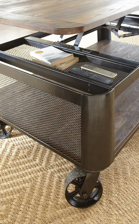CLINT Lift-Top Table with Casters