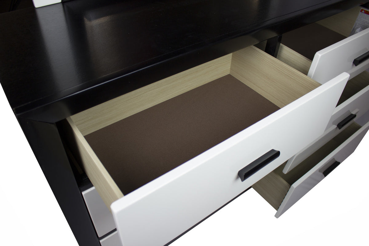 Johnny Black & White Dresser