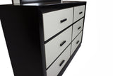 Johnny Black & White Dresser