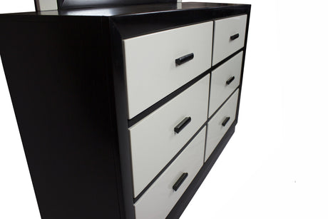 Johnny Black & White Dresser