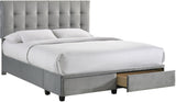Kendall Gray Storage Bed