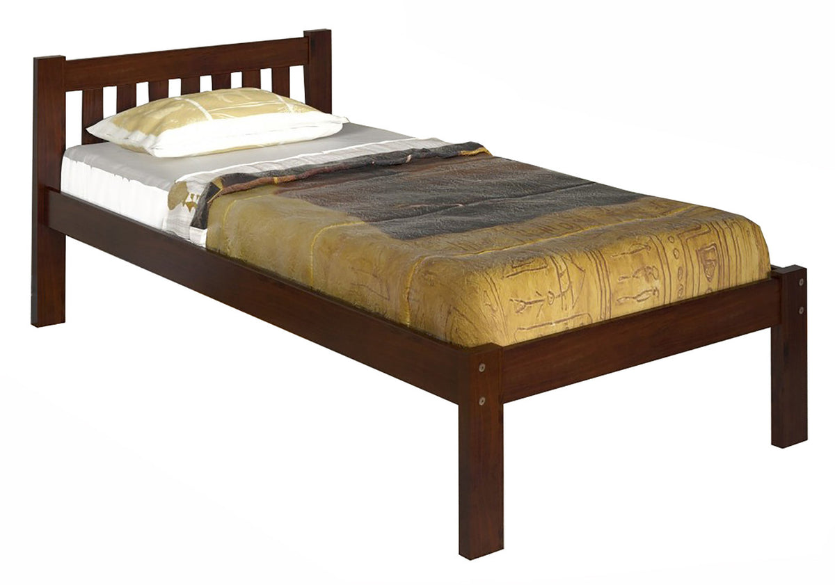 Ken Brown Platform Twin Bed