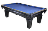 The Knight 8-FT Black Pool Table