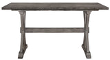 Kwan Grey 6-PC Counter Height Swivel Set