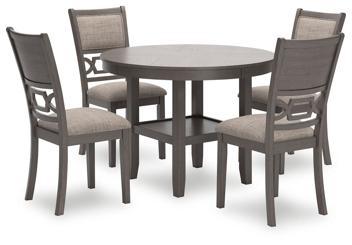 LARICE 5PC Gray Dining Set