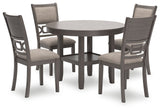 LARICE 5PC Gray Dining Set