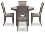 LARICE 5PC Gray Dining Set