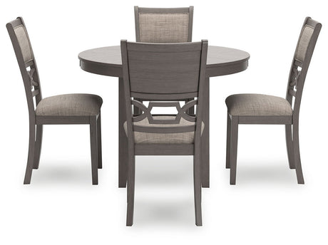 LARICE 5PC Gray Dining Set