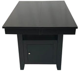 Lenox Black Brown 6 Piece Counter Height Set