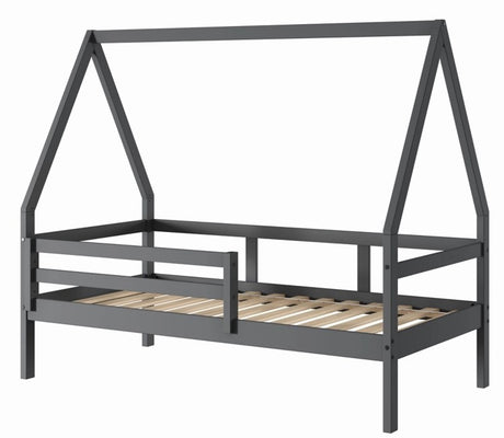 MAISON Dark Gray Twin 87" Height House Bed