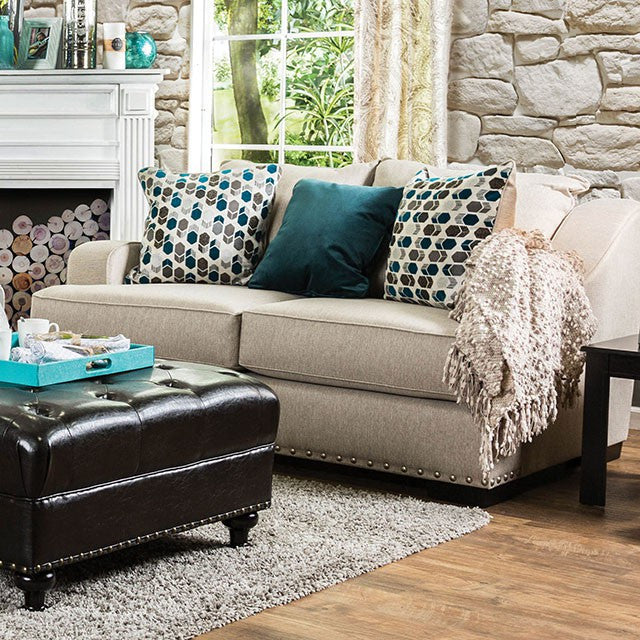 Cascada Beige Loveseat