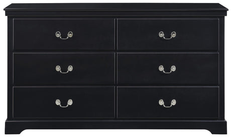 MELVIN Black Bedroom Set