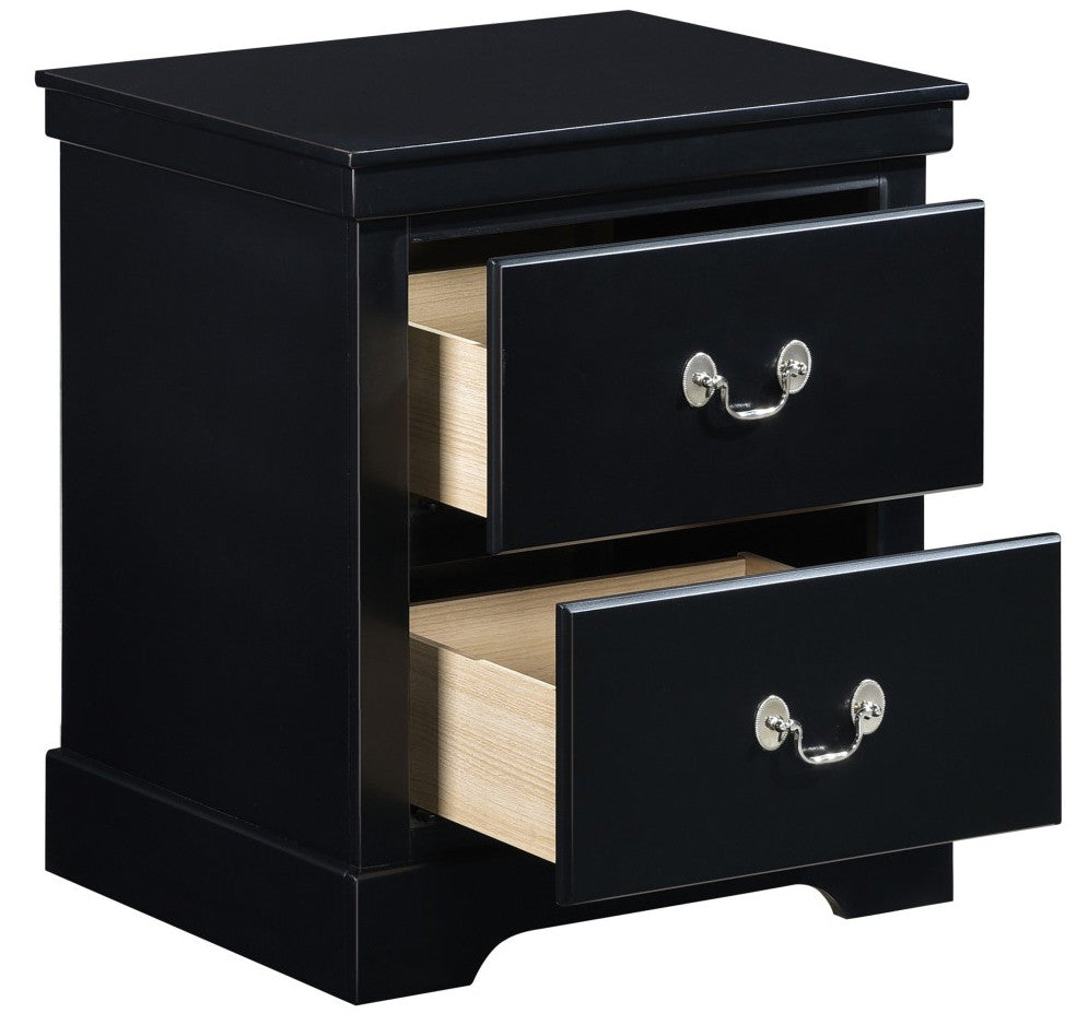 MELVIN Black Bedroom Set
